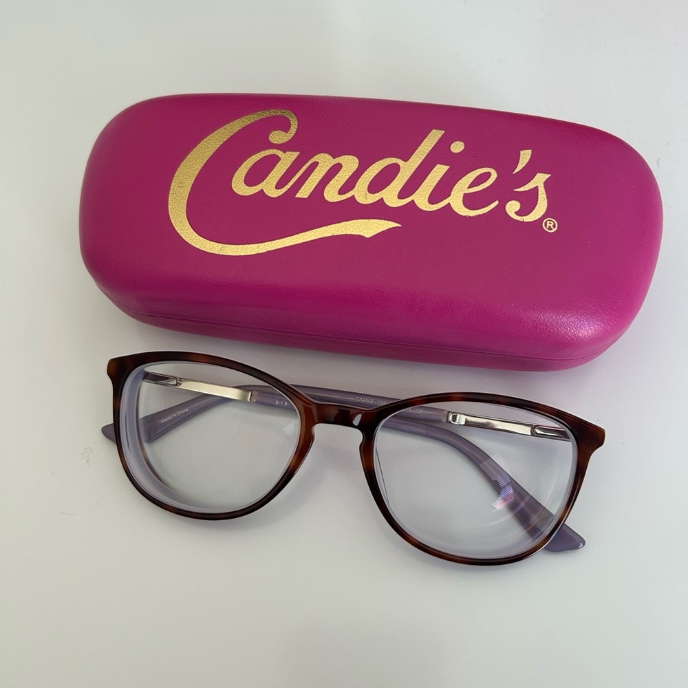Candie's Tortoise Shell Glasses with Case